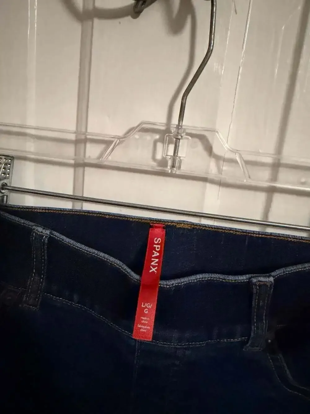 SPANX Women's Midnight Shade Ankle Skinny Jeans Large